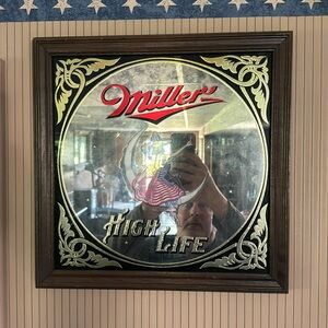 Miller High Life beer sign